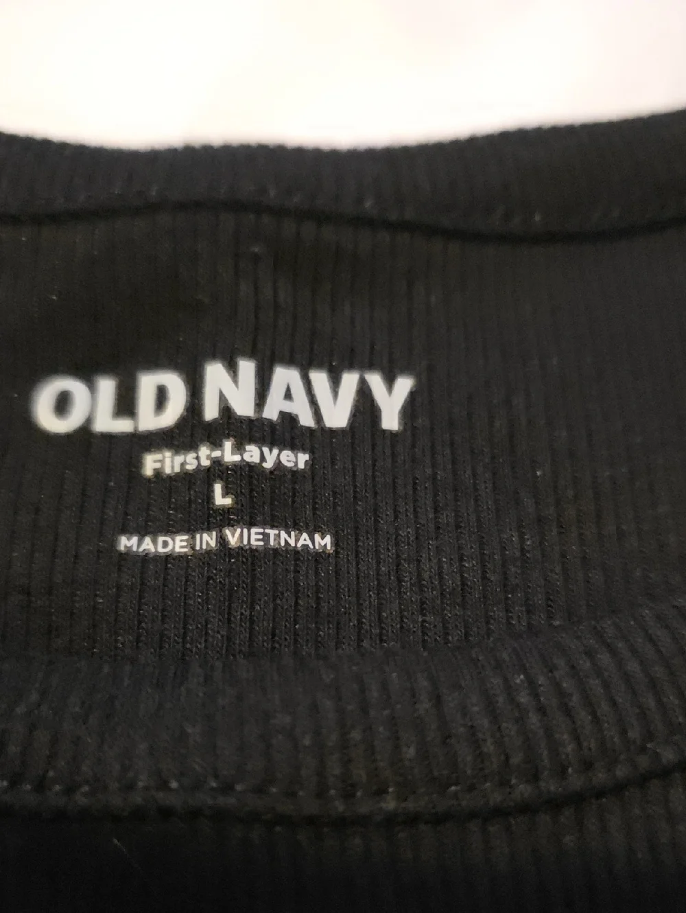 ❣️5 For $20❣️Old Navy Black Ribbed Scoop Neck Tank - Picture 3 of 5